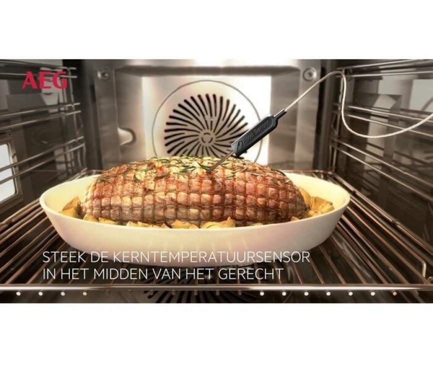 AEG BPE742280M inbouw oven met pyrolyse - roestvrijstaal