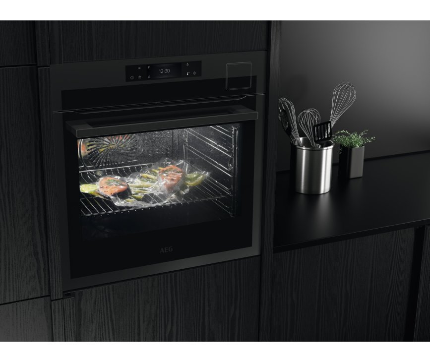 AEG BSE798380T inbouw combi-stoomoven - mat zwart