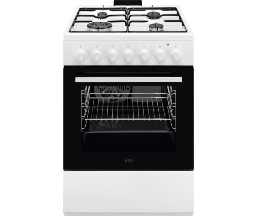 AEG CKB64101BW gas fornuis - wit