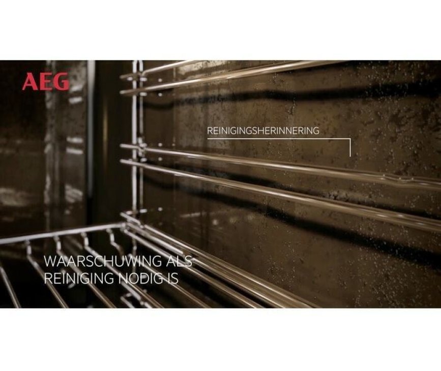 AEG KPE742280M compacte inbouw oven - nis 45 cm - roestvrijstaal