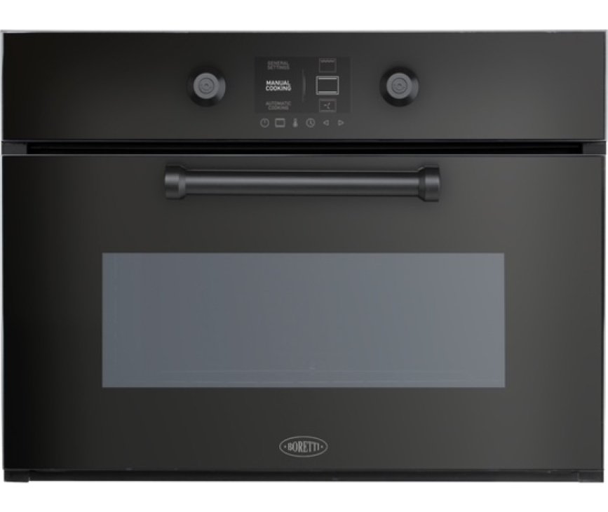 Boretti MLBC45ZW inbouw oven met magnetron - zwart - outlet