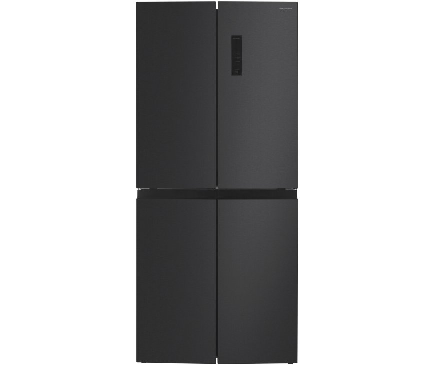 Inventum SKV4180B side-by-side koelkast - 4 deurs - blacksteel
