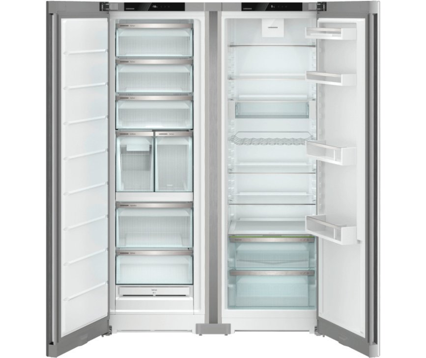 Liebherr XRFsf 5240-20 vrijstaande side-by-side koelkast rvs-look