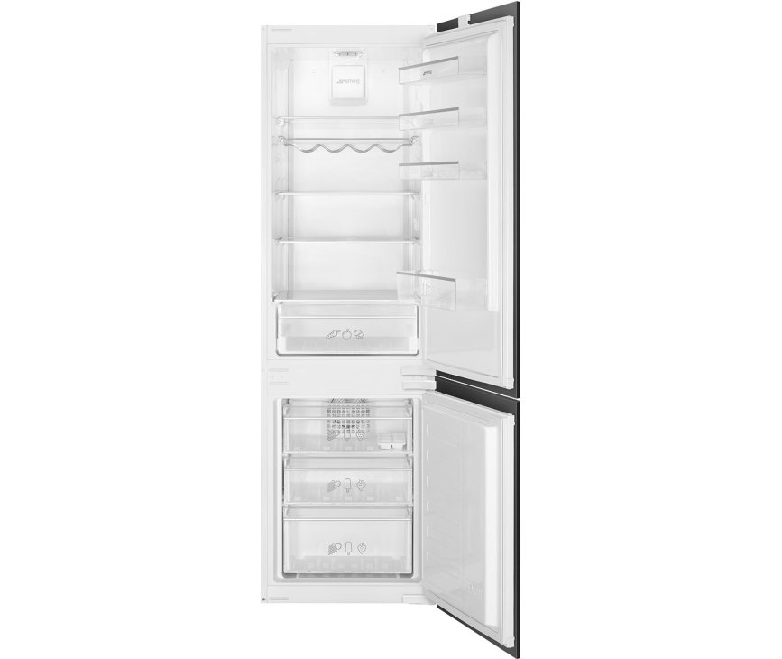 Smeg C3170NE inbouw koelkast - nis 178 cm - nofrost
