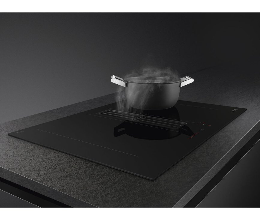 Smeg HOBD472D2 inbouw inductie kookplaat met afzuiging - 70 cm. breed