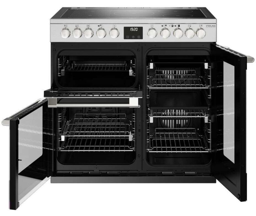 Stoves STERLING DX D900Ei RTY SS inductie fornuis - rvs