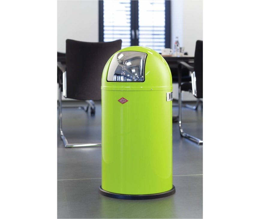 Wesco Pushboy, Limegreen 8012560 afvalbak - 