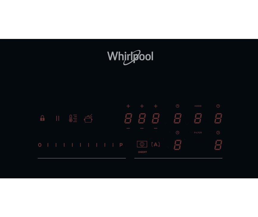 Whirlpool WVH 92 K/1 inductie kookplaat met afzuiging