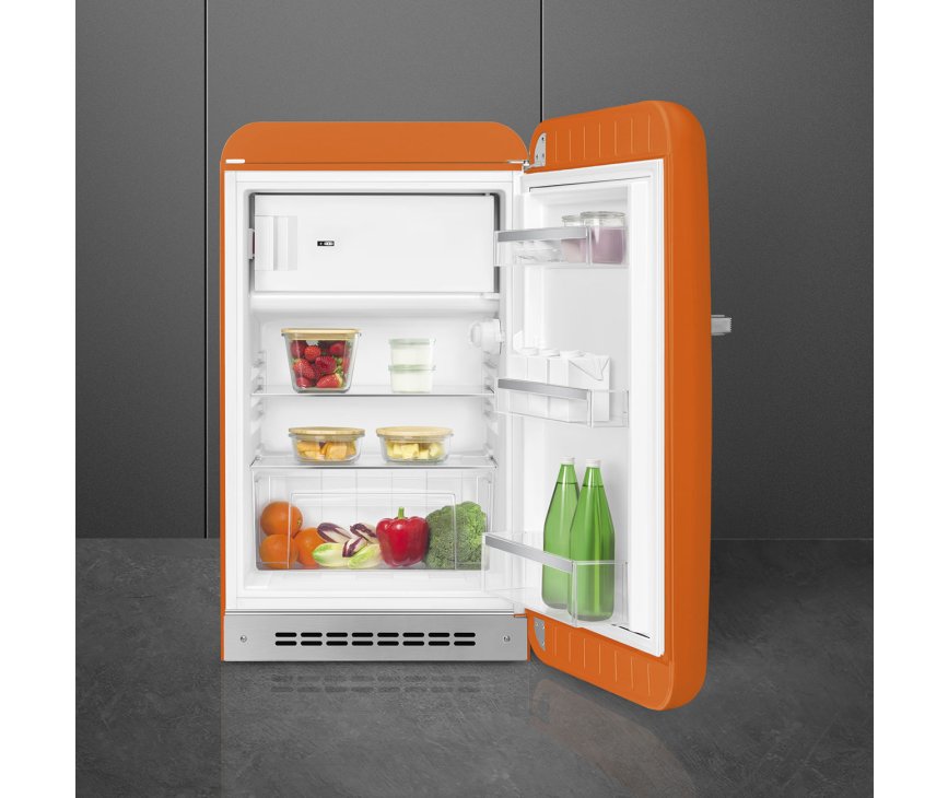 Smeg FAB10ROR5 koelkast oranje - rechtsdraaiend