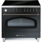 Fratelli VE2960I5FEMANB inductie fornuis - klassiek - antraciet/messing