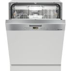 Miele G5022SCI CLST inbouw vaatwasser - half geintegreerd met rvs bedieningspaneel