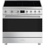 Smeg C9IMX2 inductie fornuis - rvs - 90 cm.