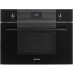 Smeg SO4101M1B3 inbouw oven met magnetron - nis 45 cm.