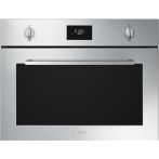 Smeg SO4401M1X inbouw oven met magnetron - nis 45 cm - rvs