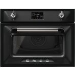 Smeg SO4902M1N inbouw oven met magnetron - zwart