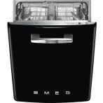 Smeg STFABBL3 retro jaren 50 onderbouw vaatwasser - zwart