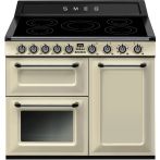 Smeg TR103IP2 inductie fornuis - crème