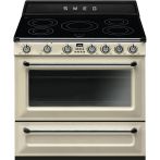 Smeg TR90IP2 inductie fornuis - Victoria - creme