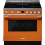 Smeg CPF9IPOR inductie fornuis - oranje