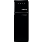 Smeg FAB30LBL5 linksdraaiende retro koelkast - zwart