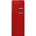 Smeg FAB30LRD5 linksdraaiende retro koelkast - rood