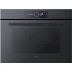 V-Zug Combair V6000 45P inbouw oven met pyrolyse - zwart spiegelglas