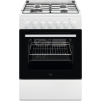 AEG CKB64100BW gas fornuis - wit - 60 cm. breed