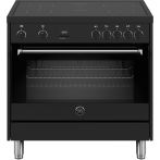 Bertazzoni MPL95I1ENNV inductie fornuis - zwart