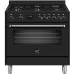 Bertazzoni MPL96L1ENNC gas fornuis - zwart