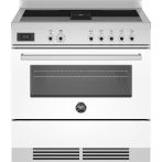 Bertazzoni PROCH94I1EBIT inductie fornuis met afzuiging (kookveldafzuiging) - wit