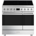 Smeg C92IMX2 inductie fornuis met dubbel oven - rvs