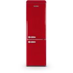 Schneider SCCB250VR retro jaren 50 koelkast - rood