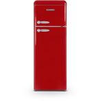 Schneider SCDD208VR retro jaren 50 koelkast - rood