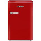 Schneider SCTT115VR retro jaren 50 koelkast - rood