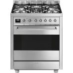 Smeg C7GMXNLK9 fornuis roestvrijstaal - 70 cm. breed