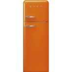 Smeg FAB30ROR5 rechtsdraaiende retro koelkast - oranje