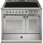 Steel A10FF-5FI rvs/nikkel Ascot - inductie fornuis met dubbele oven