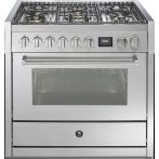 Steel GQ9S-4M fornuis - combi stoomoven - 90 cm. breed