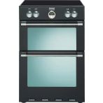 Stoves STERLING 600 MF Ei  EU inductie fornuis - dubbele oven - 60 cm. breed - zwart