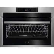 AEG KPE742280M compacte inbouw oven - nis 45 cm - roestvrijstaal