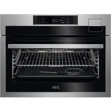 AEG KSE792280M inbouw combi-stoomoven - rvs