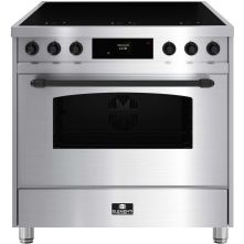 Elementi di Cucina EC9036-IX-B inductie fornuis - klassiek - rvs