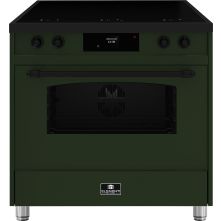 Elementi di Cucina EM9036-PG-MZ-B inductie fornuis - oud groen