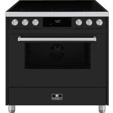 Elementi di Cucina EM9036-MZ-IX-S inductie fornuis - modern - mat zwart