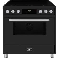 Elementi di Cucina EM9036-MZ-S inductie fornuis - modern - mat zwart