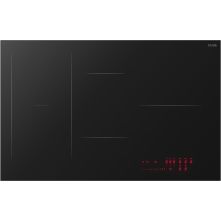 Etna KIF880ZT inbouw inductie kookplaat - zwart - 80 cm. breed