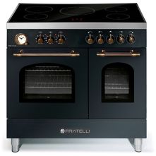 Fratelli VE2920I5FEMANB inductie fornuis - 2 ovens - klassiek - antraciet