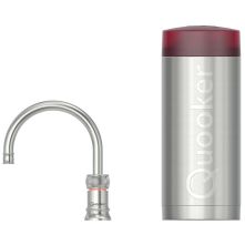 Quooker COMBI+ Classic Nordic Round RVS - kokend water kraan