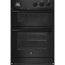 Steel EQFFE6 NF Enfasi dubbele inbouw oven - zwart - 90 cm. hoog