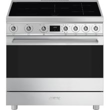 Smeg C9IMX2 inductie fornuis - rvs - 90 cm.